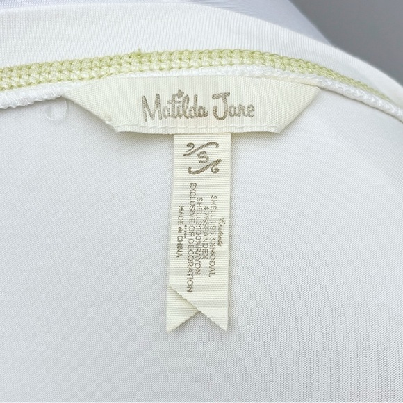 Matilda Jane Cream Ventriloquist Drop Hem Three Quarter sleeve Tunic Blouse Top - Picture 10 of 11